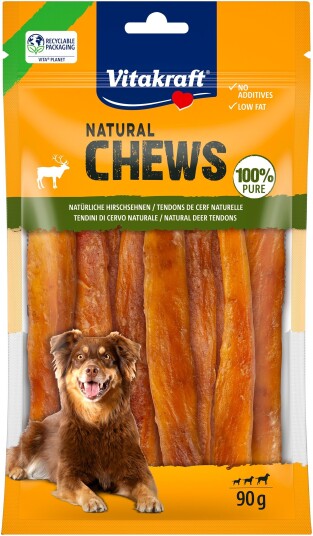 Vitakraft Natural Chews Deer Tendons For Dogs 90G 58280 