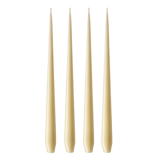Ester & Erik lys32 cm 4-stk. lakket Pale ginger 14-0