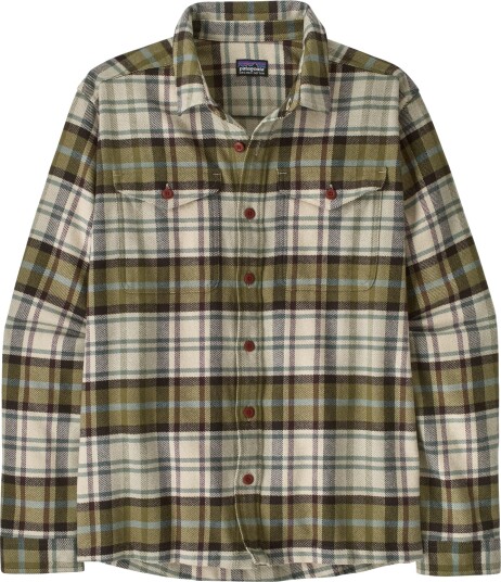 Patagonia Men"s Fjord Flannel Shirt Rising Storm: Weathered Stone L Patagonia Men"s Fjord Flannel Shirt Rising Storm: Weathered Stone L