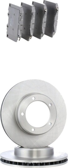 Bremseskiver og -klosser RIDEX 3405B2671