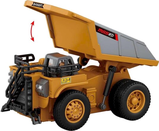 Toymax R/C Radiostyrt Dump Truck 1:64 2.4GHz 8 Kanaler Toymax R/C Radiostyrt Dump Truck 1:64 2.4GHz 8 Kanaler