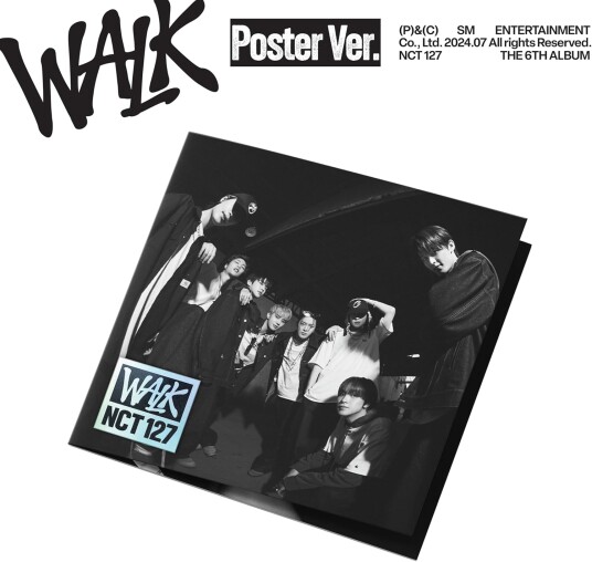 NCT 127 Walk Poster Version incl. Booklet ID Card + Photocard CD