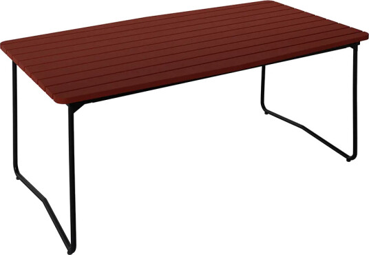 Grythyttan Stålmöbler B31 bord 170 cm Mørkerød / Svart Grythyttan Stålmöbler B31 bord 170 cm Mørkerød / Svart