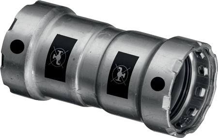 Viega Megapress Muffe 3/4" Af Ulegeret Stål Med Zink/Nikkel Belægning Sc-Contur.