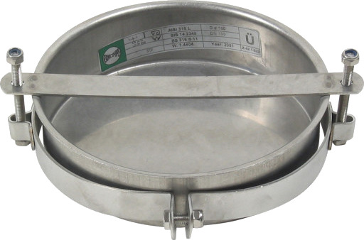 160 mm plugg syrefast AISI316L/EN1.4404 BLÜCHER Rustfri