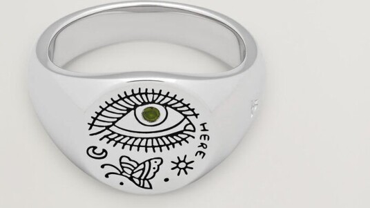 Tom Wood Butterfly Ring Silver