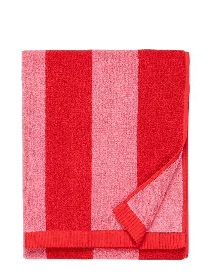 Marimekko Home Juhlaraita Bath Towel 70X140 Red 70X140CM