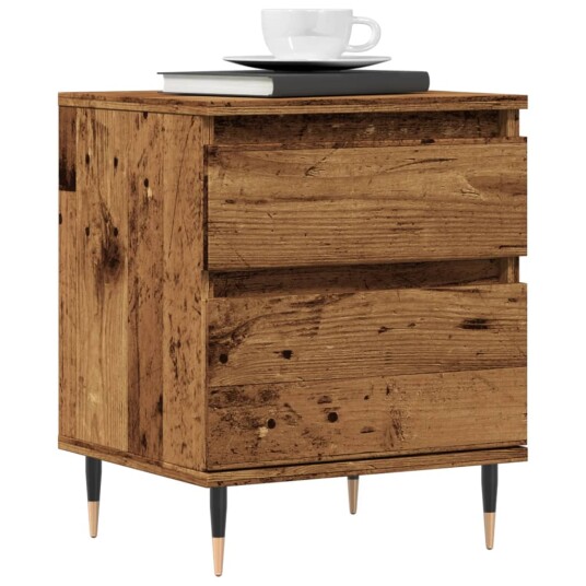 Nattbord gammelt tre 40x35x50 cm konstruert tre 8721158557223