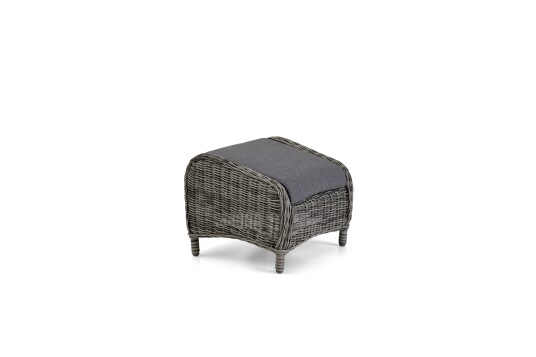 Brafab Rosita fotskammel Grå med grå pute 51 x 54 cm Grå Brafab Rosita fotskammel Grå med grå pute 51 x 54 cm Grå
