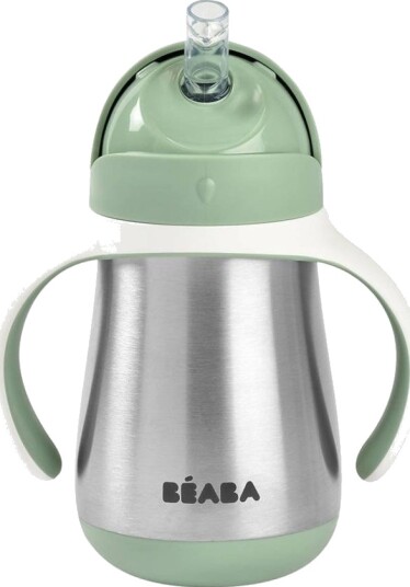 Beaba Termoflaske Med Sugerør 250 Ml Grønn Beaba Termoflaske Med Sugerør 250 Ml Grønn