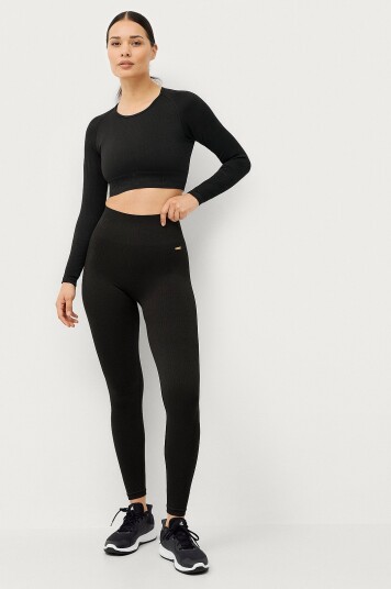 Agnes Cecilia Studio Treningstights AC Studio Seamless Tights Svart