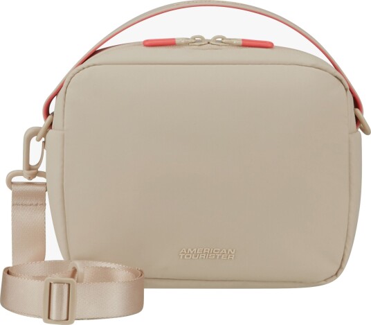 American Tourister Puffy POP Pouch Skulderveske 3,5L, Beige American Tourister Puffy POP Pouch Skulderveske 3,5L, Beige