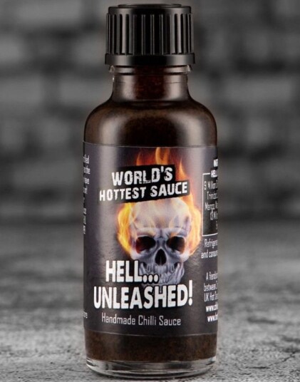 Hell Unleashed   Verdens Sterkeste Hotsauce 30 ml