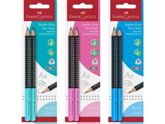 Blyant Faber Jumbo Grip Rosa Blå
