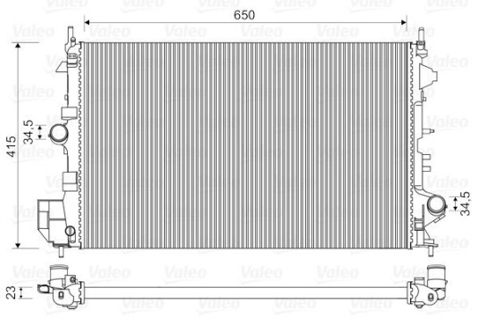 Radiator VALEO 734981 Radiator VALEO 734981