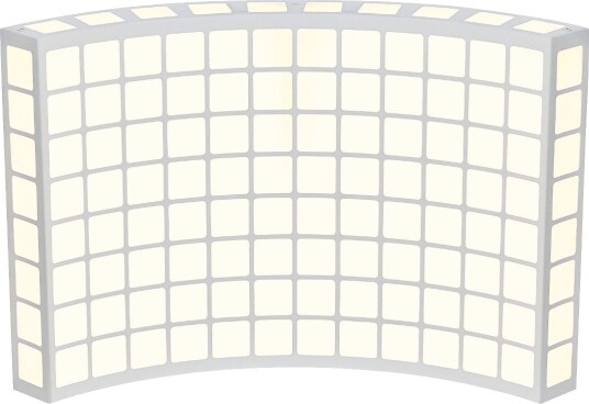 Kino Buet Vegglampe LED 3000K 2100lm  Hvit
