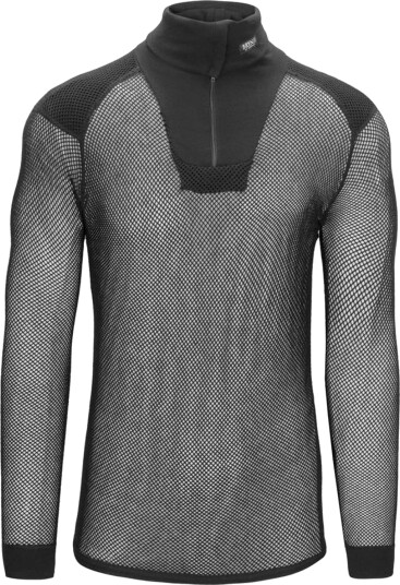 Brynje Super Thermo Zip Polo w/inlay Svart XL