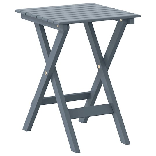  Sammenleggbart sidebord grå heltre poppeltre 4008874