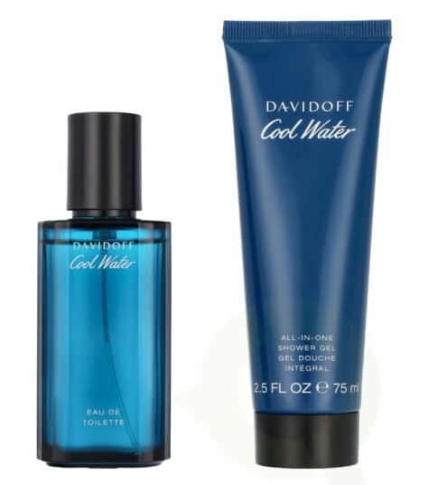 Davidoff Cool Water Man Gaveeske 115 ml Parfyme med Dusjgel 75 ml Davidoff Cool Water Man Gaveeske 115 ml Parfyme med Dusjgel 75 ml