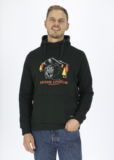 Swedemount Forest Hood Green Bear 2xl Hoodies