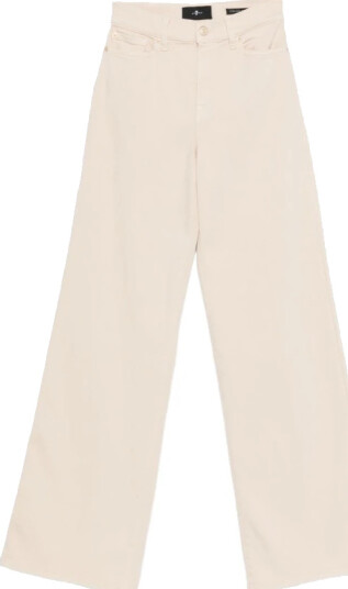 7 For All Mankind Dame Jeans Beige W27,