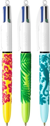 Bic 992579, Uttrykkbar Kulepenn Med Hengefeste, 3 Stykker