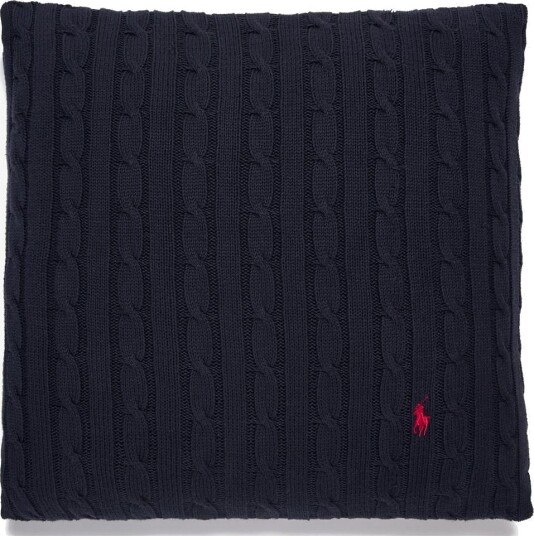 Ralph Lauren Home Cable Cushion Cover Blue 45X45CM