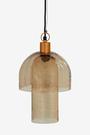 WOOOD Gigi Hengende lampe med dobbel skjerm Natur WOOOD Gigi Hengende lampe med dobbel skjerm Natur