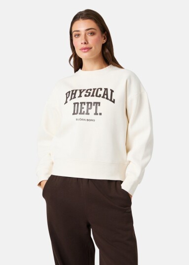 Björn Borg Borg Boyfriend Sweatshirt Tofu L Sweatshirts Björn Borg Borg Boyfriend Sweatshirt Tofu L Sweatshirts