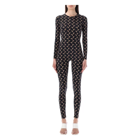 Marine Serre Dame Jumpsuits & Playsuits Svart S