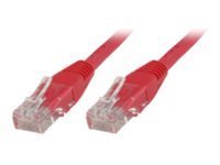 MicroConnect CAT5e Nettverkskabel 15m RJ-45 Hann-Hann Rød