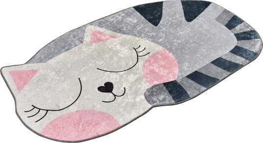 Matte Big Cat (60 x 100) - Flerfarget/Fløyel