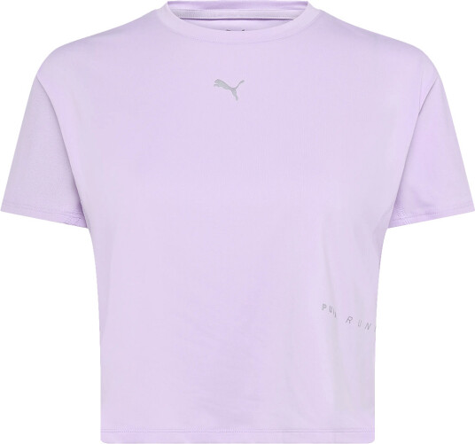 PUMA W Run Brightstride Cloudspun Tee Purple L