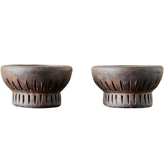 Muubs Telysholder 2 pk Brun/Svart Muubs Telysholder 2 pk Brun/Svart