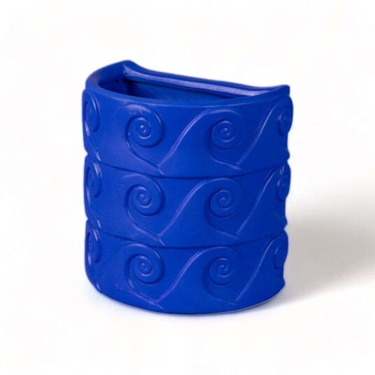 Seletti Magna Graecia Onde Wall Vase Blå Lampemesteren