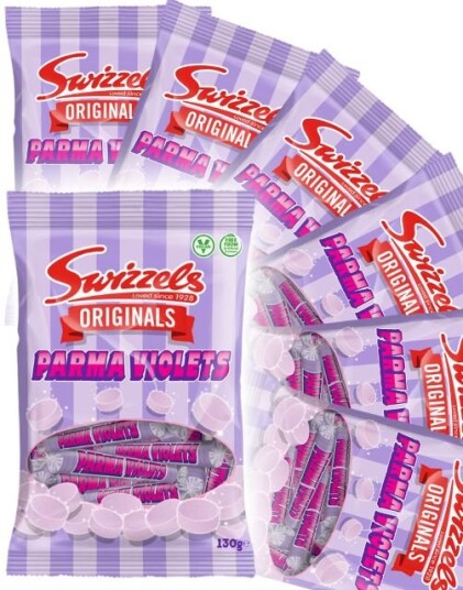 12 stk Swizzels Parma Violets Originals   Hel Eske 1,56 kg