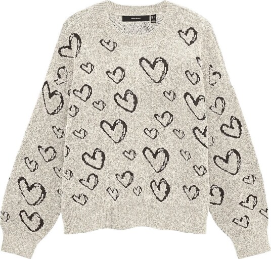Vero Moda Maternity Vmmdoffy Jaquard Ls O Nck Pullover   BIRCH   S