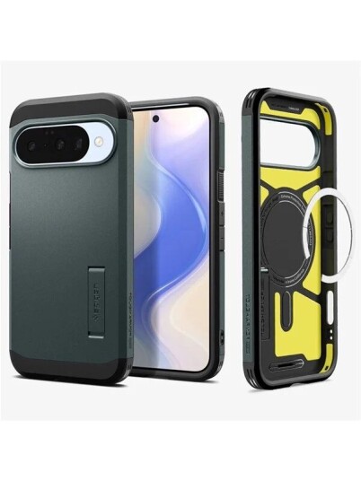 Spigen Tough Armor MagSafe abyss green - Google Pixel 10 Pro/Pixel 10