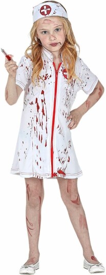 Widmann Zombie sykepleier kostyme barn