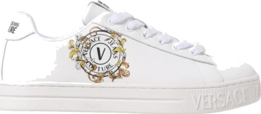 Versace Jeans Couture Dame Sko Hvit 38 EU,