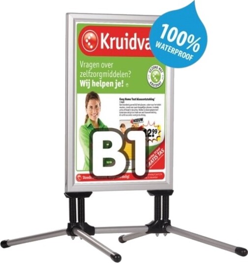 Gadeskilt Twin Light Wind B1 70X100 Cm Alu