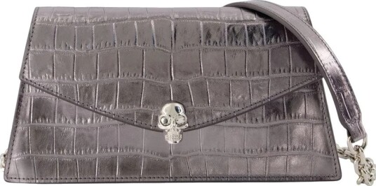 Alexander McQueen Dame Vesker Grå ONE SIZE,