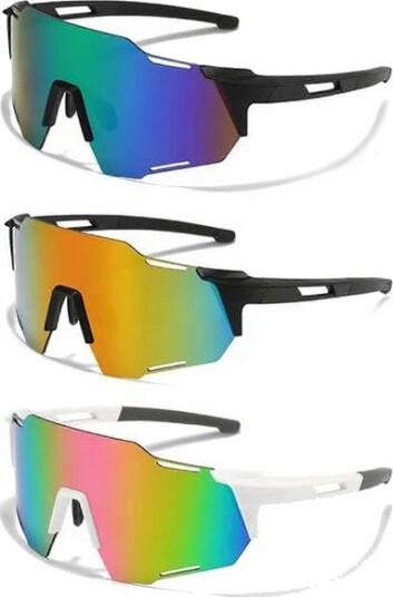 sportsbriller Sykkel- og løpesolbriller unisex polariserte sportssolbriller UV400 sportsbriller egnet for utendørs bruk