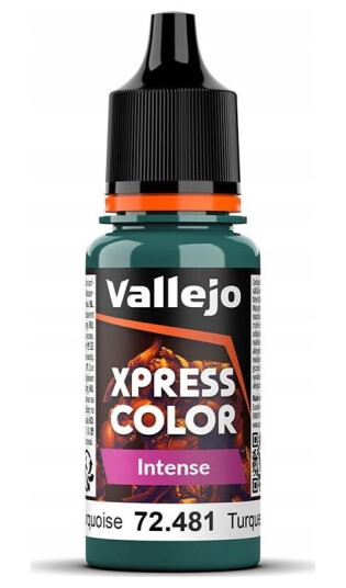 Vallejo Vallejo: 72.481 - Xpress Color Intense - Heretic Turquoise  18 Ml 