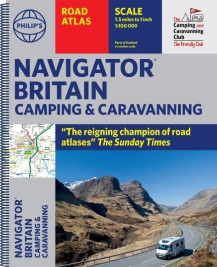 Philip'S Navigator Camping And Caravanning Atlas Of Britain Av Philip'S Maps