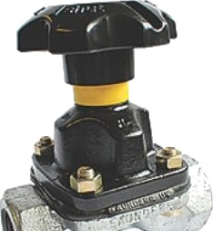 2" Saunders Ventil, Galvaniseret