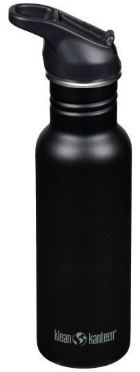 Klean Kanteen Classic Narrow Flip Sport drikkeflaske 532 ml, svart