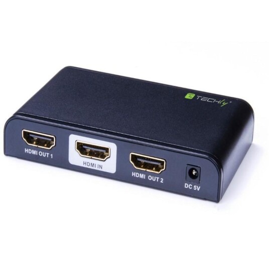 Techly HDMI 2.0 Splitter 4K 2-veis UHD med 3D Støtte