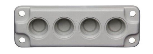 FIBOX Mb10149-pm / oezxb 2 cable gland plate set complete. FIBOX Mb10149-pm / oezxb 2 cable gland plate set complete.