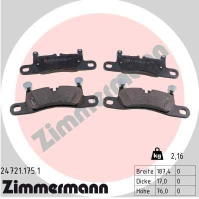 Bremseklosser ZIMMERMANN 24721.175.1 Bremseklosser ZIMMERMANN 24721.175.1